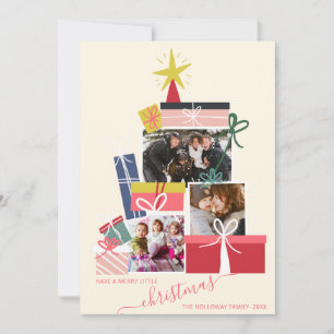 Lichtgeschenke Weihnachtsbaum 3 Foto Collage Ankündigung