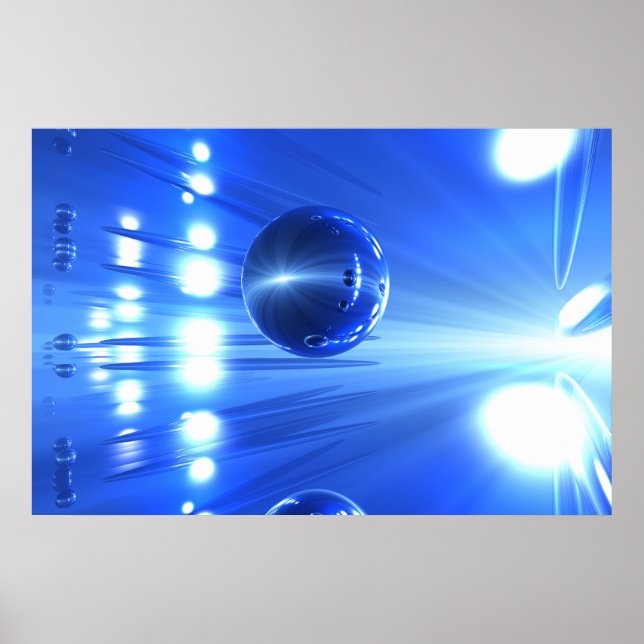 Lichtgeschwindigkeit Poster (Vorne)