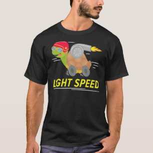 Lichtgeschwindigkeit Turtle Tortoise Meeresbiologi T-Shirt