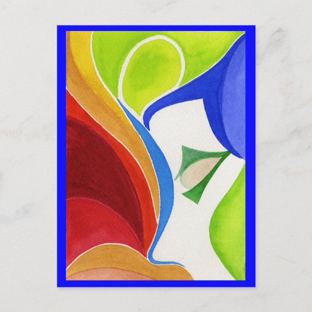 Lichtgesicht Postkarte (Vorderseite)