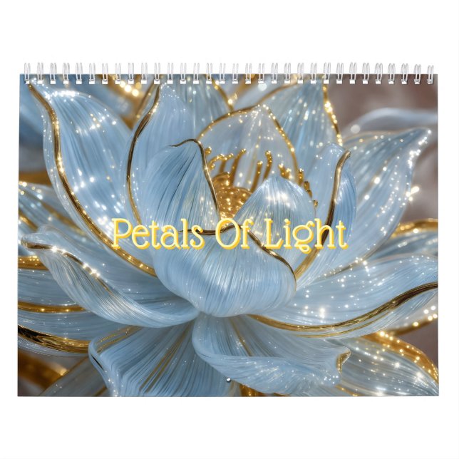 Lichtglasblumen Kalender (Titelbild)