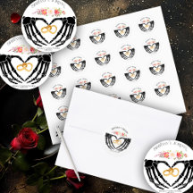 Lichtgotische Skeletthandschuhe