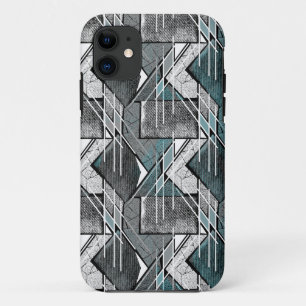 Lichtgrau geometrischer Druck. Case-Mate iPhone Hülle