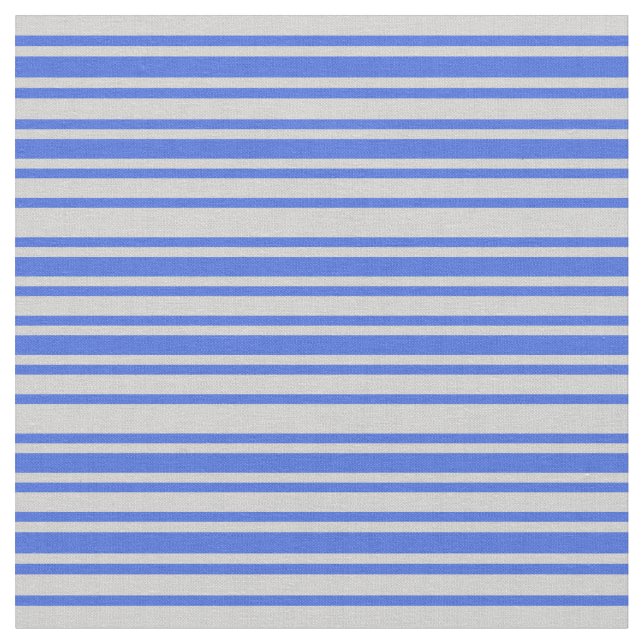 Lichtgrau und Royal Blue Muster Stoff (Nahaufnahme)