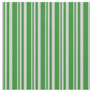 Lichtgrau und waldgrüne Linien Muster Stoff