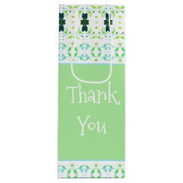 Lichtgrün mit Hübsch Gemustert Geschenktüte Für Weinflaschen