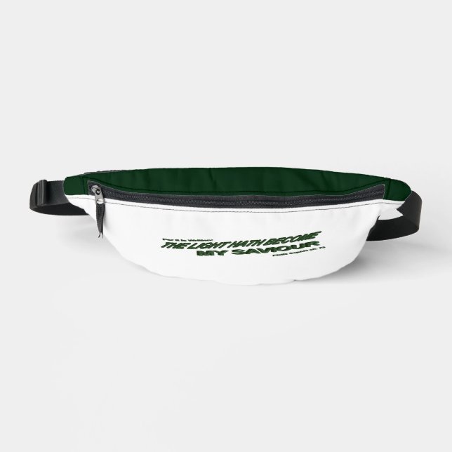 Lichthahn wird mein Retter - Grün Bauchtasche (Vorderseite)