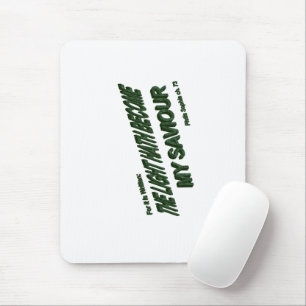 Lichthahn wird mein Retter - Grün Mousepad