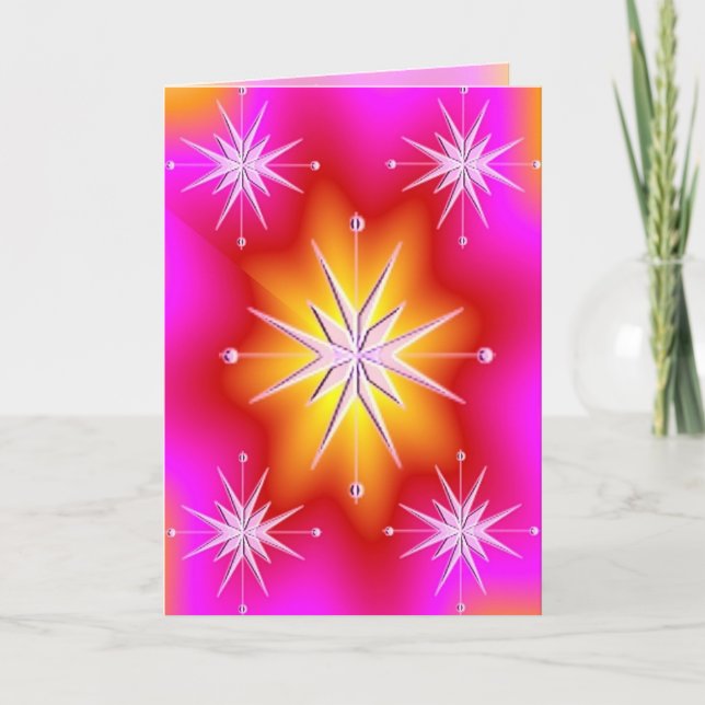 Lichtkarte Feiertagskarte (Vorderseite)