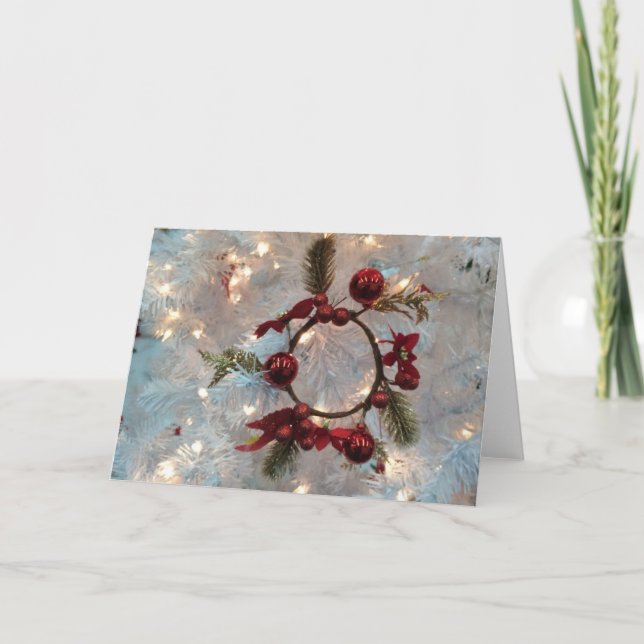 Lichtkreis Feiertagskarte (Vorderseite)