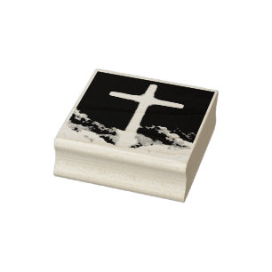 Lichtkreuz Jesus Christus Christlich anpassbar Gummistempel