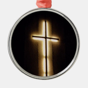 Lichtkreuz Ornament Aus Metall