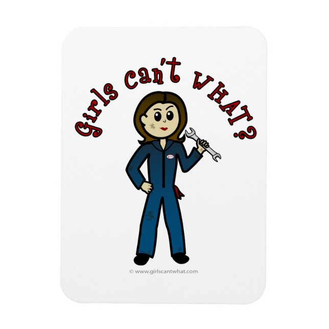 LichtmechanikGirl Magnet (Vertikal)