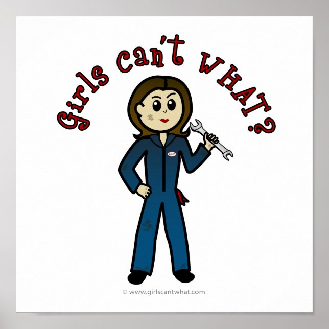 LichtmechanikGirl Poster (Vorne)