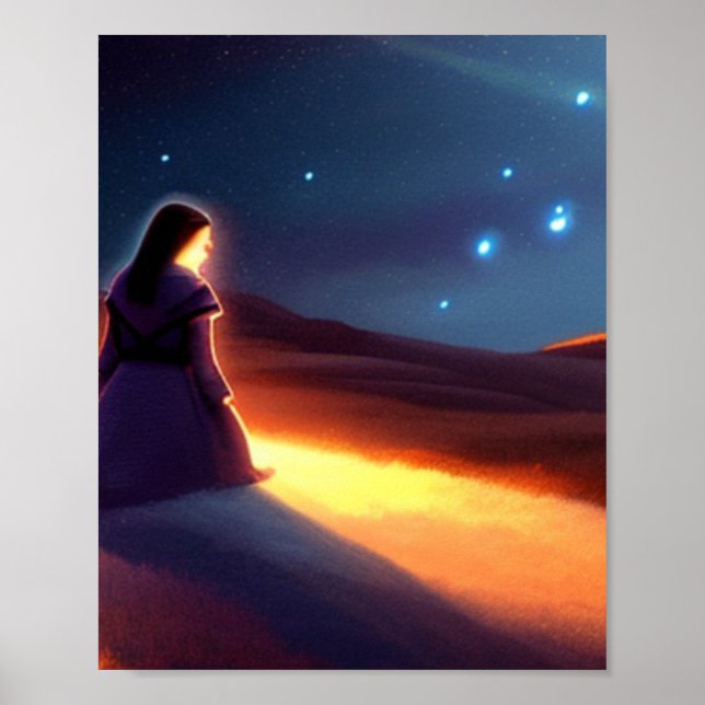 Lichtperson Poster (Vorne)