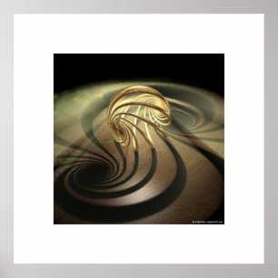 Lichtprojektion durch Loxodrome Poster