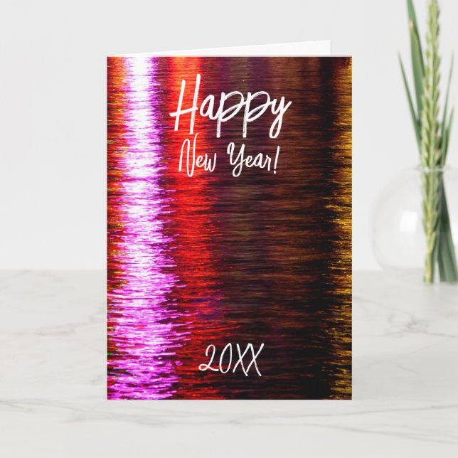 Lichtreflektionskarte Feiertagskarte (Vorderseite)