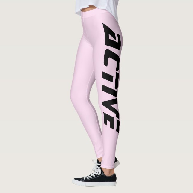 Lichtreiniger Lavendel Farbaktiver Sport Leggings (Links)