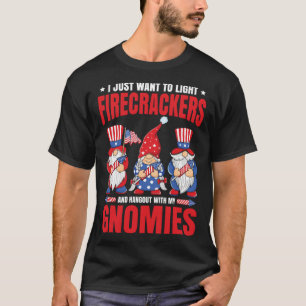 Lichtreklame hangout mit meinen Gnomen 4. T-Shirt
