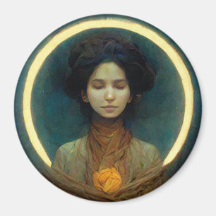 Lichtring 2 Fantasie Sci-fi Magnet