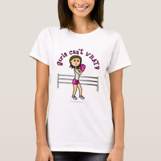 Lichtrosa Frauenboxen T-Shirt