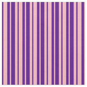 Lichtrosa und Indigostreifen/Linienmuster Stoff
