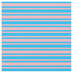 Lichtrosa und tiefblaue Linien/Streifen-Muster Stoff