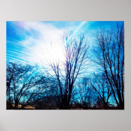 Lichtscheine durch poster