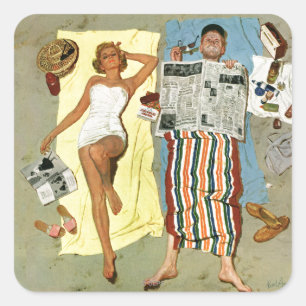 Lichtschutz? Quadratischer Aufkleber