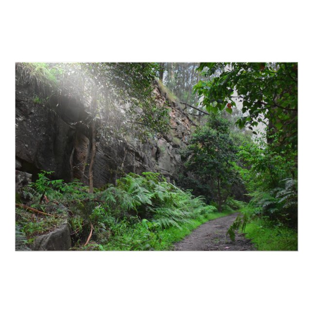 Lichtstrahl Fotodruck (Vorne)