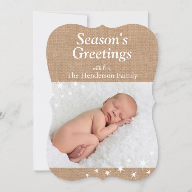 Lichtstrahl - Fotokarte Feiertagskarte (Vorderseite)