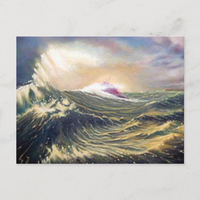 Lichtstrahl Postkarte (Vorderseite)