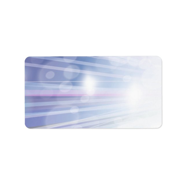 LICHTSTRAHLEN Drucken Ihre eigenen Aufkleber Adressaufkleber (Vorne)