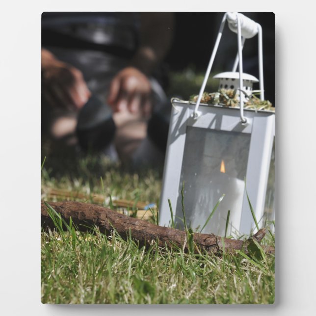 Lichtstrahlen Fotoplatte (Vorderseite)