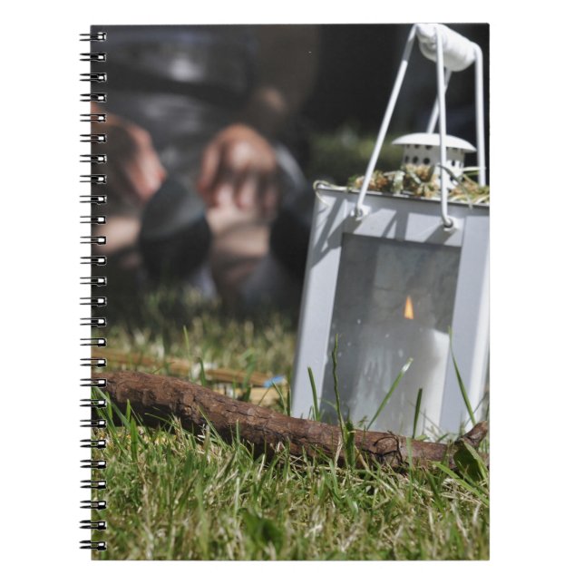 Lichtstrahlen Notizblock (Vorderseite)