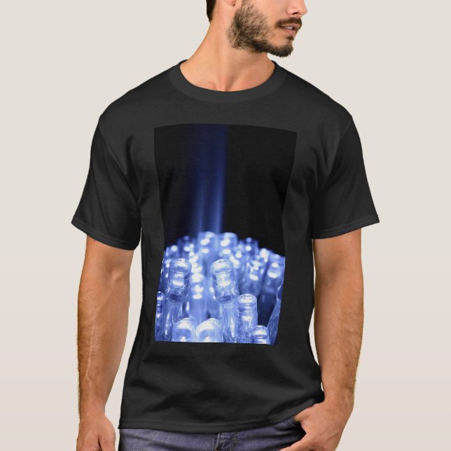 Lichtstrahltechnologie LED T-Shirt (Vorderseite)
