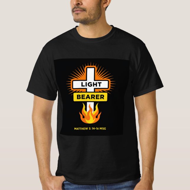 Lichtträger - Rhein für Jesus-T - Shirt (Vorderseite)