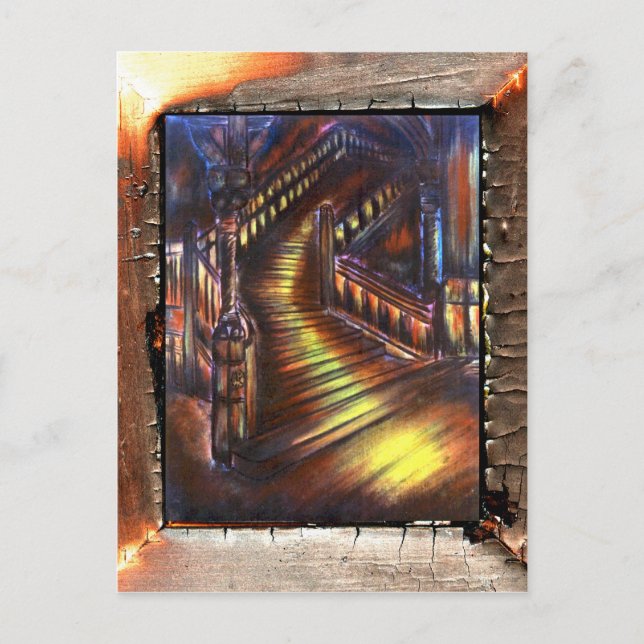Lichttreppe Postkarte (Vorderseite)