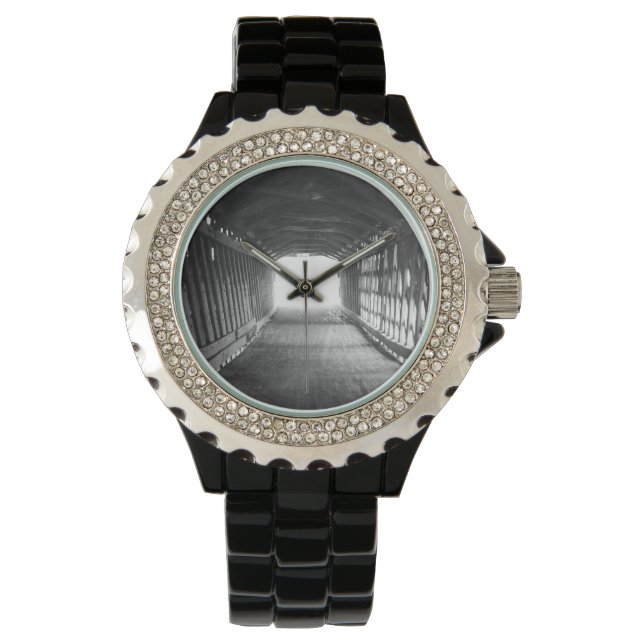 Lichttunnel Armbanduhr (Vorderseite)