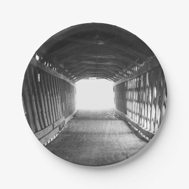 Lichttunnel Pappteller (Vorderseite)