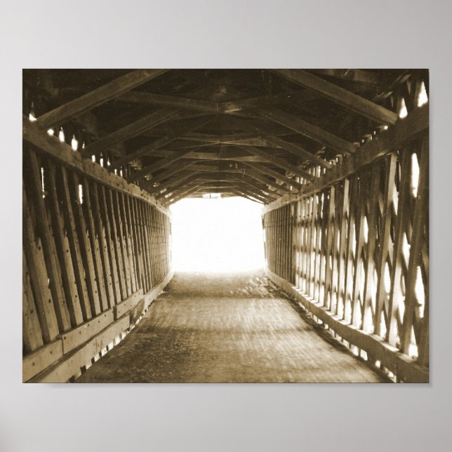 Lichttunnel Poster (Vorne)