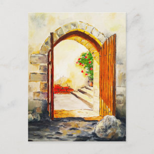 Lichttür Postkarte