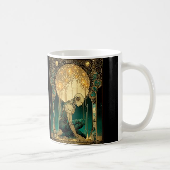 Lichtvolle Himmelfahrt Kaffeetasse (Rechts)