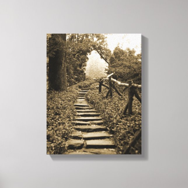 Lichtweg Leinwanddruck (Vorderseite)