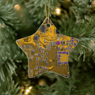 Lichtwellenleiter des Computergeek-Schaltkörpers Keramik Ornament