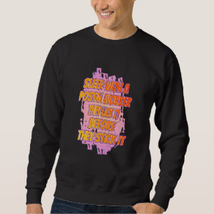Lick It Before Stick Postal Parcel Sarcastic Humor Sweatshirt