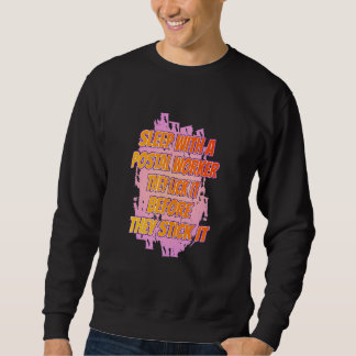 Lick It Before Stick Postal Parcel Sarcastic Humor Sweatshirt