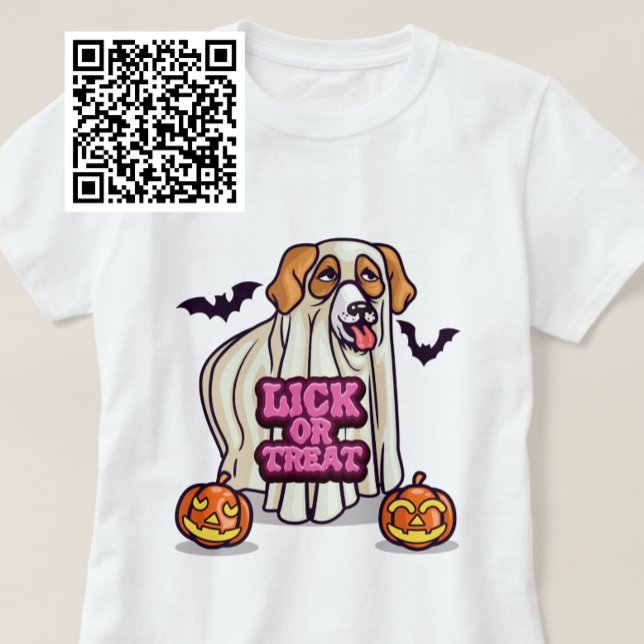 Lick or Leckerei Dog Ghost T-Shirt (Von Creator hochgeladen)