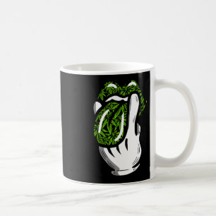 Lick Smoke Weed Pattern Pot Geschenk Kaffeetasse