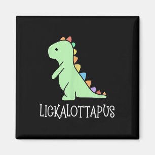 Lickalottapus Funny Lesbian Lgbtq Pride, Funny Hum Magnet